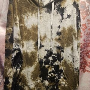 Electric & Rose Earthy Tie-Dye Hoodie
